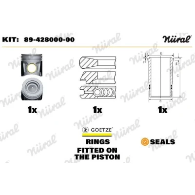 Imagem de NÜRAL 89 428000 00 Kit de reparação, êmbolos / camisas cilindros 135,00