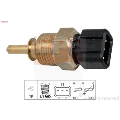 Imagem de EPS 1.830.367 Sensor da Temperatura do Líquido de Refrigeração Made in Italy OE Equivalent HYUNDAI: Matrix, H 1 / Starex MPV, ACCENT 2, KIA: Soul I