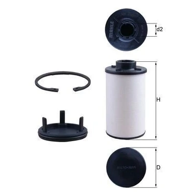 Imagem de MAHLE ORIGINAL HX 286 KIT Filtro de Transmissão BMW: 4 Cabrio