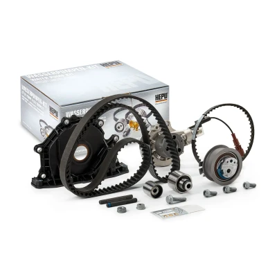 Imagem de HEPU PK06691 Bomba de Água + Kit Correia Distribuição água comutável, com parafusos AUDI: A4 B8 Avant, A3 Sportback, Sedan