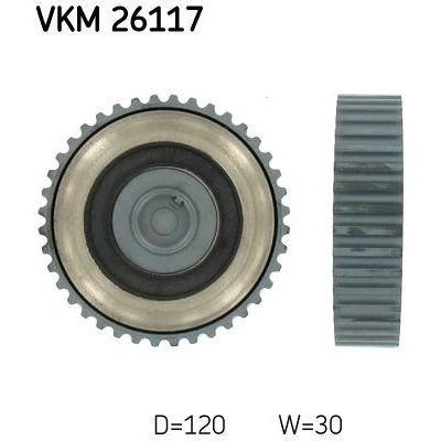 Imagem de SKF VKM 26117 Polia de desvio/de guia, correia dentada RENAULT: Kangoo I Express, MEGANE 1, OPEL: Movano A Van, Minibus