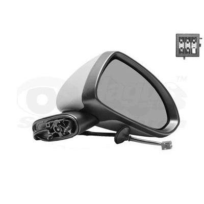 Imagem de Espelho retrovisor Van Wezel 3750808 à direita com subcapa completo, convexo, para regulação eléctrica dos espelhos, aquecível