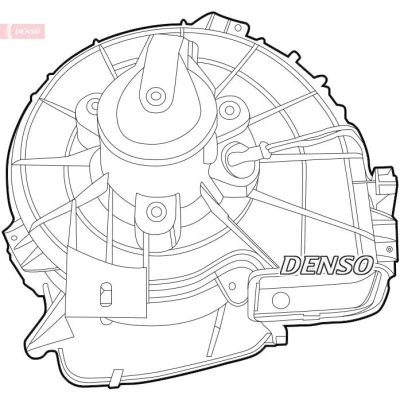 Imagem de DENSO DEA20004 Ventilador do Habitáculo para veículo com volante à esquerda OPEL: Corsa C Hatchback