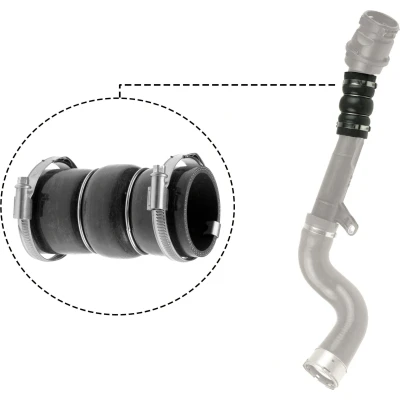 Imagem de GATES 09 1299 Mangueira Para o Turbocompressor Silicone RENAULT: CLIO 4, Captur, 4 Kasten, DACIA: Lodgy, LOGAN MCV 2, Duster SUV