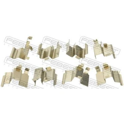 Imagem de FEBEST 0103 UZJ100R Kit de acessórios, pastilhas travão Eixo traseiro