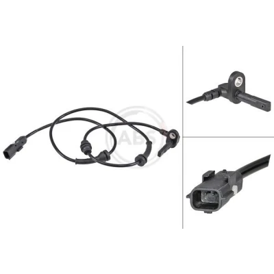 Imagem de A.B.S. 30208 Sensor de ABS activo 900 preto