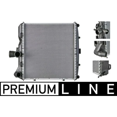 Imagem de MAHLE ORIGINAL CR 817 000P Radiador, arrefecimento do motor para veículos com/sem ar condicionado 340 366 42 Aletas de refrigeração soldadas endado,