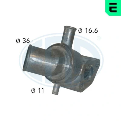 Imagem de ERA 350045 Termóstato, líquido de refrigeração 87 com junta VOLKSWAGEN: Golf 4, 5, Passat B5 Sedan, SEAT: Ibiza 2, 3, Leon II Hatchback