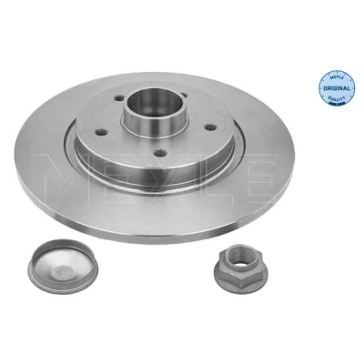 Imagem de MEYLE 16 15 523 4122 Disco de travão Eixo traseiro 274 11 5 108 cheio com o rolamento da roda integrado, anel sensor do ABS