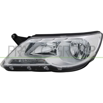 Imagem de PRASCO VG8074903 Farol Principal à direita H7/H7 com motor de regulação do alcance dos faróis VOLKSWAGEN: Tiguan I