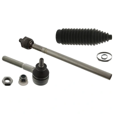 Imagem de FEBI BILSTEIN 39032 Barra de direcção Eixo dianteiro, lado direito com braçadeiras, foles PEUGEOT: 206 Hatchback, SW