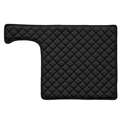 Imagem de F CORE Eco Leather Q FZ10 BLACK Conjunto de tapete chão Couro artificial centro 1 preto