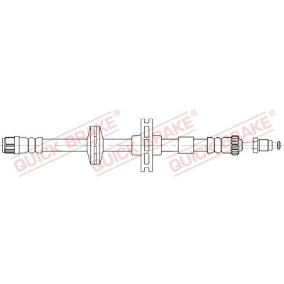Imagem de QUICK BRAKE 32.839 Mangueira de Travão 415 M10x1