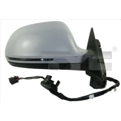 Imagem de Espelho retrovisor Tyc 302 0071 à direita com subcapa para regulação eléctrica dos espelhos, convexo, aquecível AUDI: A4 B8 Avant, Sedan
