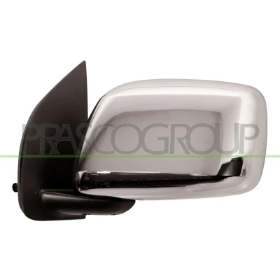 Imagem de Espelho retrovisor Prasco DS8147006 esquerda preto cromado não esférico NISSAN: NP300 Navara Pick up