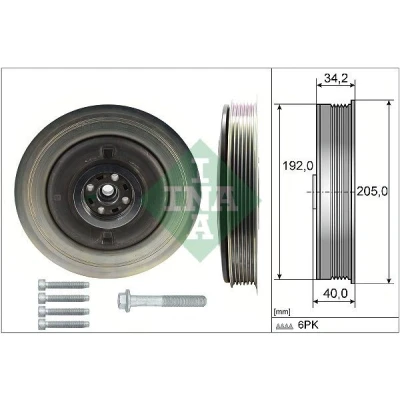 Imagem de INA 544 0504 20 Kit da polia correia cambota VOLVO: V40 Hatchback