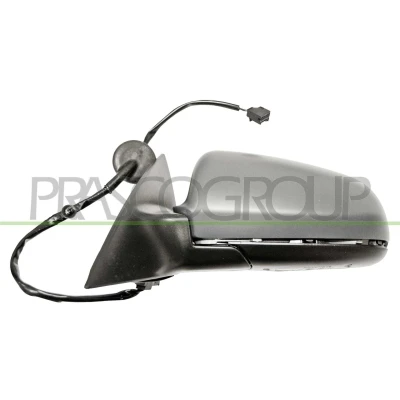 Imagem de Espelho retrovisor Prasco Premium AD0347344P esquerda com subcapa elétrico aquecível, iluminação circundante, não esférico AUDI: A6 C6 Sedan