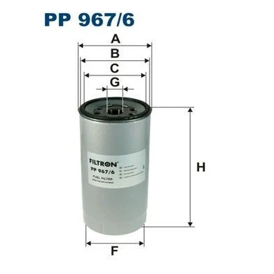 Imagem de FILTRON PP 967/6 Filtro de Combustível aparafusado