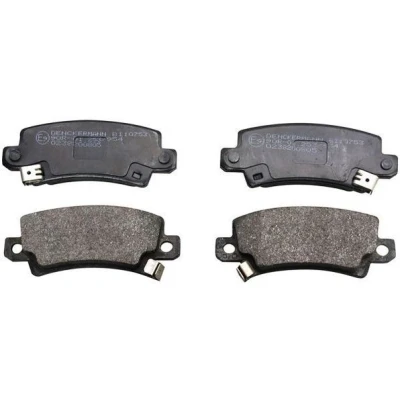 Imagem de DENCKERMANN B110753 Jogo de pastilhas para travão disco Eixo traseiro com avisador sonoro desgaste TOYOTA: Corolla IX Hatchback