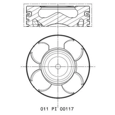 Imagem de Pistão MAHLE 011 PI 00117 000