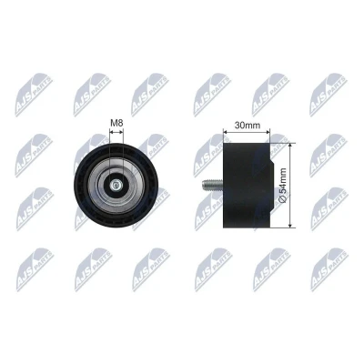 Imagem de NTY RNK ME 048 Polia Tensora MERCEDES BENZ: Classe E Sedan, S C T modell