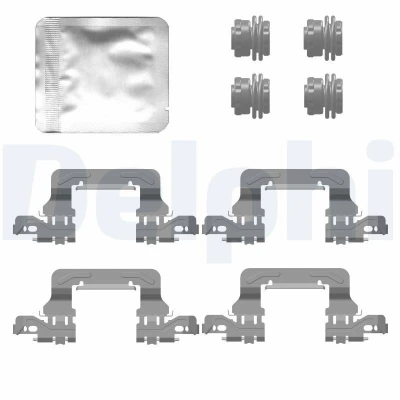 Imagem de DELPHI LX0778 Kit de acessórios, pastilhas travão
