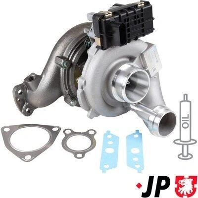 Imagem de JP GROUP 1317400900 Turbocompressor accionado pelos gases de escape incl. Kit juntas MERCEDES BENZ: Classe C T modell, Vito Mixto