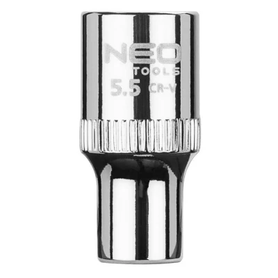 Imagem de NEO TOOLS 08 223 Chave de caixa 1/4 3124 5.5 mm aço cromo vanádio SuperLock
