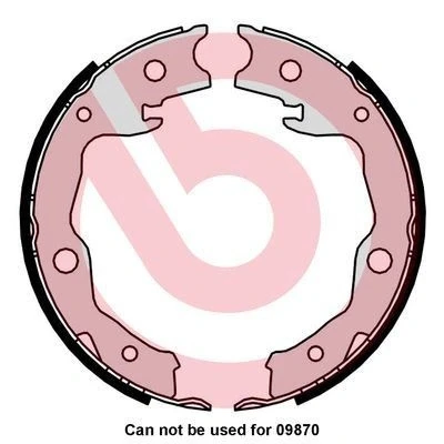 Imagem de BREMBO S 83 568 Maxilas de Travão Mão NISSAN: Qashqai / Qashqai+2 I