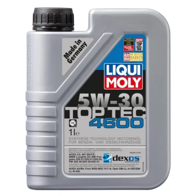Imagem de Liqui Moly Top Tec 4600 5W 30 1l Óleo do motor 2315 BMW: 3 Compact, Sedan, OPEL: Astra J Hatchback, K Sports Tourer, Zafira C Tourer
