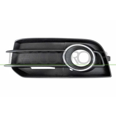 Imagem de PRASCO AD1202144 Grelha de Pára Choques com furo/s para os faróis nevoeiro Rebordo cromado esquerda AUDI: A1 Hatchback, Sportback