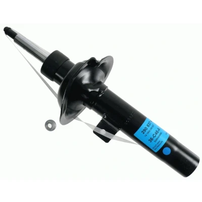 Imagem de SACHS 290 837 Amortecedor à direita Pressão do gás Tubo duplo com assento de mola cavilha em cima FORD: Transit Connect Mk1 Van