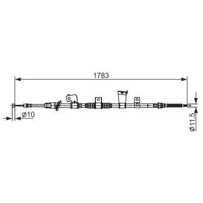 Imagem de BOSCH 1 987 482 571 Cabo de Freio Mão 1783
