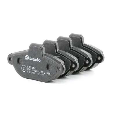 Imagem de BREMBO P 23 060 Jogo de pastilhas para travão disco incl. contacto aviso desgaste com acessórios FIAT: Punto II Hatchback, I Hatchback