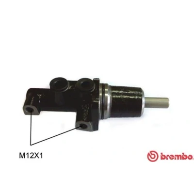 Imagem de BREMBO M 50 033 Bomba Central Dos Travões 23,81 Alumínio 12 x 1 (2) MERCEDES BENZ: Sprinter 4 T Van