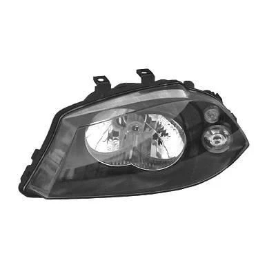 Imagem de VAN WEZEL 4917961 Farol Principal esquerda H4 amarelo para circulação pela direita sem motor de regulação do alcance dos faróis P43t SEAT: Ibiza 3