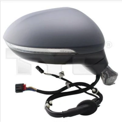 Imagem de Espelho retrovisor Tyc 337 0276 esquerda com subcapa para regulação eléctrica dos espelhos, não esférico, aquecível VOLKSWAGEN: Passat B8 Variant