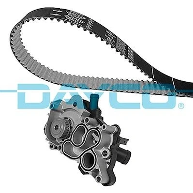 Imagem de DAYCO KTBWP12090 bomba de Água + Kit Correia Distribuição Termóstato montado na água VOLKSWAGEN: Polo V Hatchback