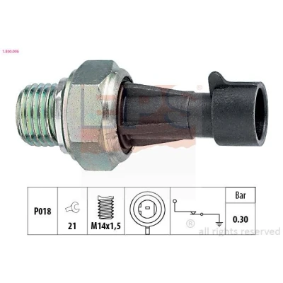 Imagem de EPS 1.800.096 Sensor Pressão do Óleo M14x1,5 0,3bar Made in Italy OE Equivalent FIAT: Stilo Hatchback, BRAVO 2, Doblo II Van / Carrinha