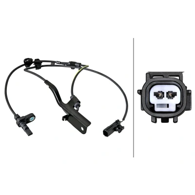 Imagem de HELLA 6PU 358 217 781 Sensor de ABS com grampo Hall 2pólos 1004mm