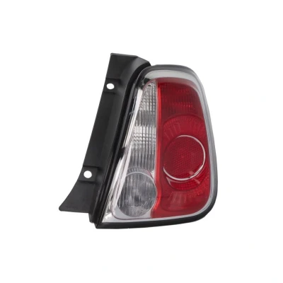 Imagem de TYC 11 11283 21 2 Farolim à direita preto sem porta lâmpadas FIAT: 500 Hatchback