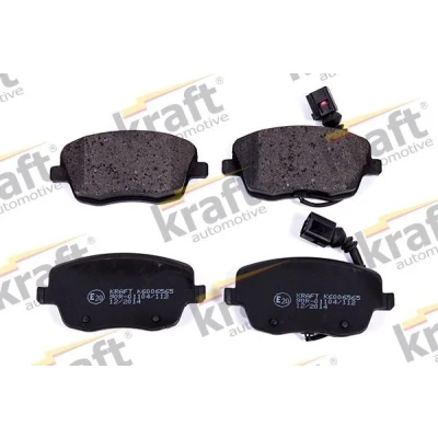 Imagem de KRAFT 6006565 Jogo de pastilhas para travão disco Eixo dianteiro incl. contacto aviso desgaste SEAT: Ibiza 3, Córdoba II Sedan