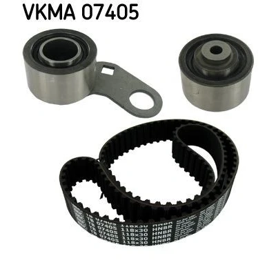 Imagem de SKF VKMA 07405 Jogo de correias dentadas 118 com perfil dentado arredondado LAND ROVER: Defender SUV, Discovery 1