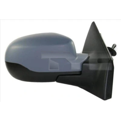Imagem de Espelho retrovisor Tyc 328 0135 à direita com subcapa ajuste: por cabo de aço, sensor temeperatura, convexo RENAULT: Clio 3, III Grandtour