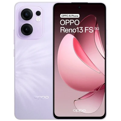 Imagem de OPPO Reno13 FS 5G Smartphone com IA 12GB/512GB/6.67&quot; 120Hz AMOLED 50MP IP69 5.800mAh 45W Roxo