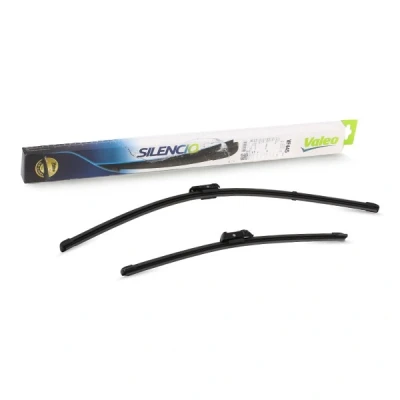 Imagem de Escova do limpa vidros Valeo Silencio X.trm, Flat Blade Set 574645 à frente Sem armação Top Lock SEAT: Ibiza 4 ST, Sportcoupe