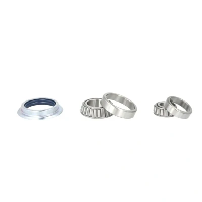 Imagem de MEYLE 714 502 0006 Kit de Rolamento roda Eixo dianteiro, ambos os lados com acessórios ORIGINAL Quality 62 rolos cónicos