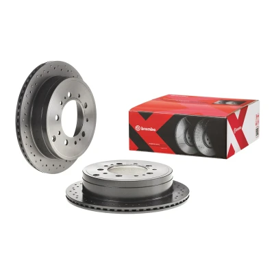 Imagem de BREMBO 09.D618.1X Disco de travão 345 18 5 perfurado/ventilado revestido alto carbono TOYOTA: Tundra II Pick up, Land Cruiser 200