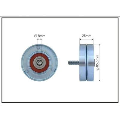 Imagem de CAFFARO 394 58 Polia de Desvio RENAULT: CLIO 2, LAGUNA OPEL: Astra H GTC, PEUGEOT: 406 Carrinha