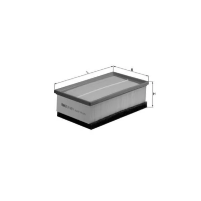 Imagem de MAHLE ORIGINAL LX 1497/1 Filtro de ar 90,3 167 277,0 Cartucho filtrante PEUGEOT: 307 Hatchback, 308 I SW, CITROËN: C4 Coupe, Hatchback